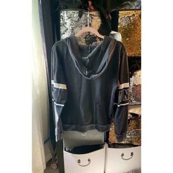 VS PINK LACE UP PULLOVER HOODIE S NEW - Picture 2 of 6